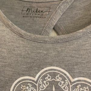 Miken FLOW Talk to the Hasma Open Back Tank Top